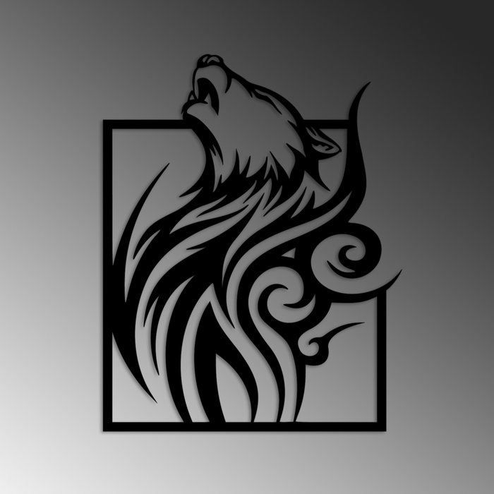 Wallity Wolf in Frame